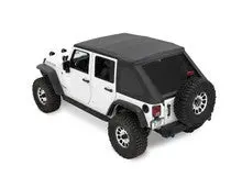 07-18 Jeep Wrangler Jk Ascent Soft Top Black 1