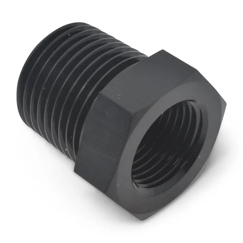1/2M To 3/8F Npt Bushing Black 1