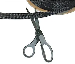 1/8" Clean Cut Black Tech Flex Cable Dressing - Per Foot 1