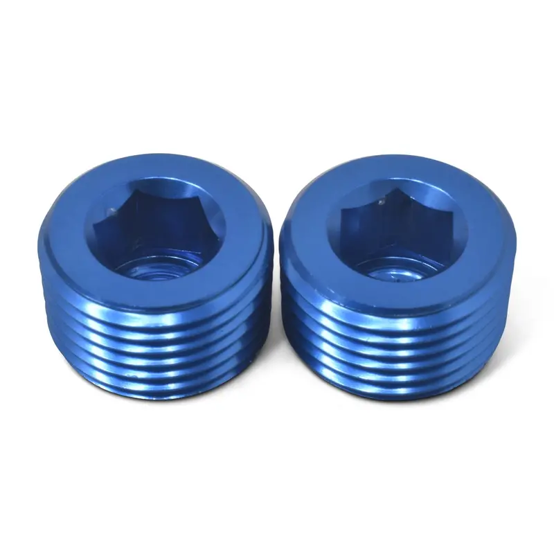 1/8In Allen Pipe Plugs Blue 2/Pkg 1