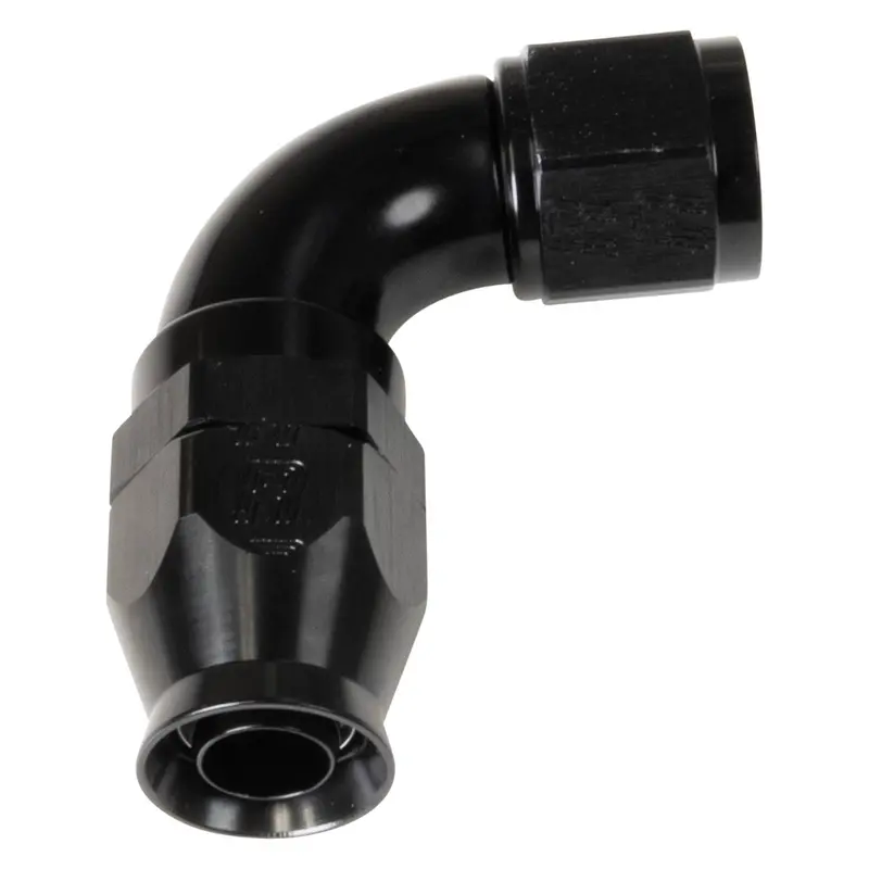 10An 90Deg Pro Hose End Ptfe Black 1