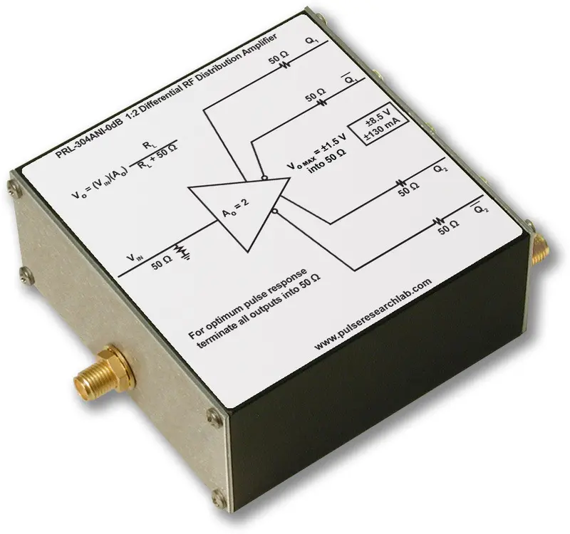 1:2 Fanout Differential Amplifier, 0 Db 1