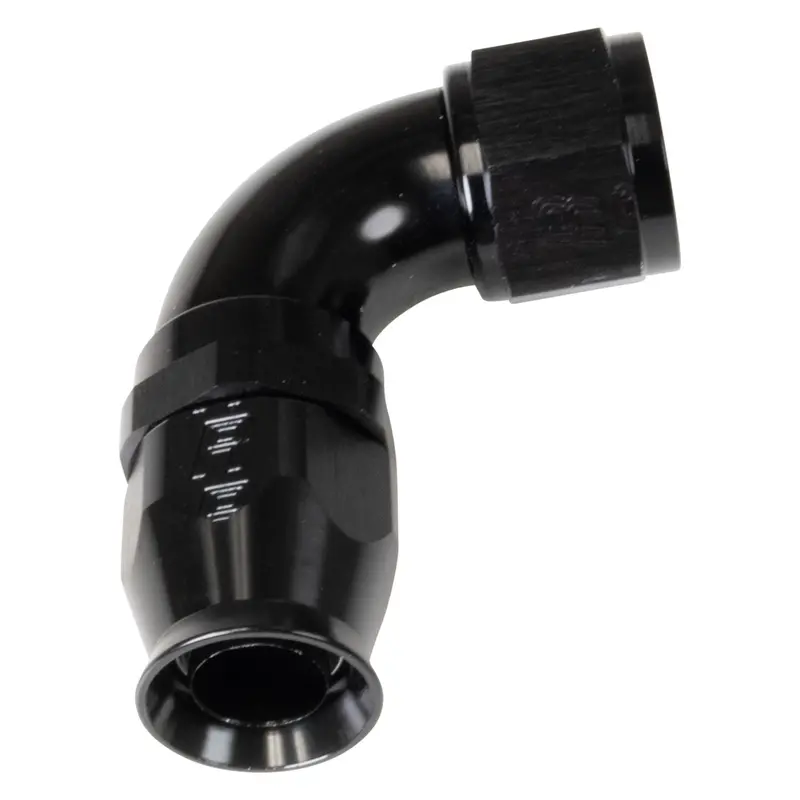12An 90Deg Pro Hose End Ptfe Black 1