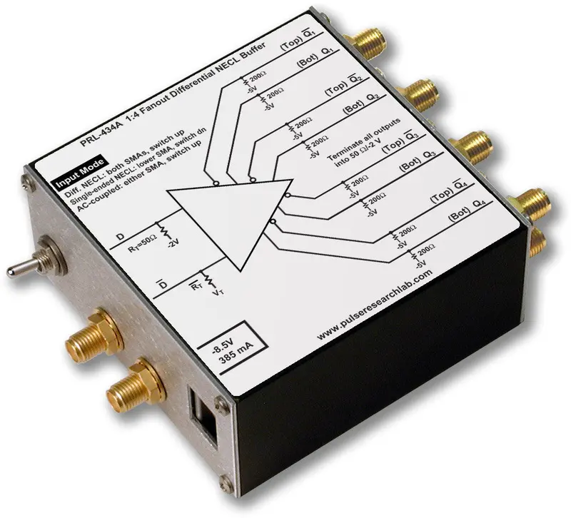 1:4 Differential Necl Fanout Buffer/Line Driver, 3.5 Ghz 1