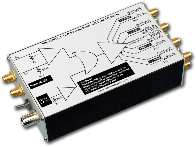 1:4 Lvds Fanout Buffer, Necl And Ttl Inputs 1