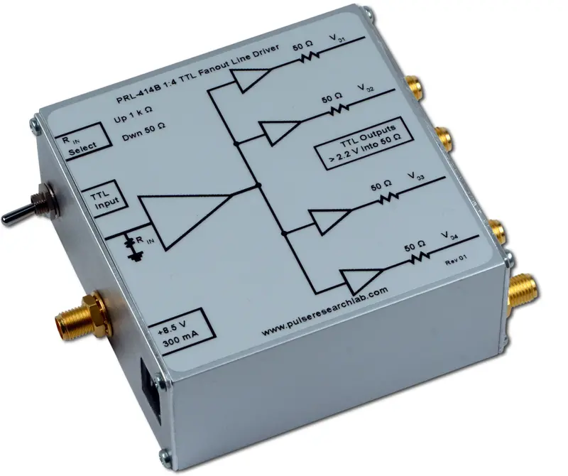 1:4 Ttl/Cmos Fanout Buffer And Line Driver/Pulse Distribution Amplifier 3