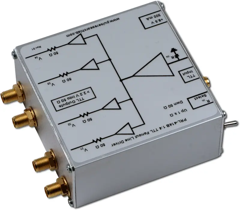 1:4 Ttl/Cmos Fanout Buffer And Line Driver/Pulse Distribution Amplifier 3