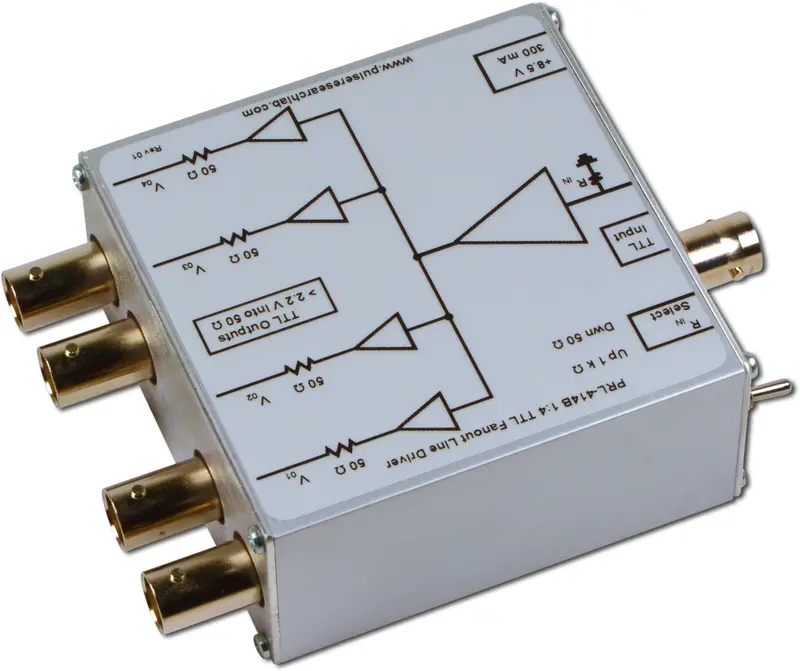 1:4 Ttl/Cmos Fanout Buffer And Line Driver/Pulse Distribution Amplifier 4