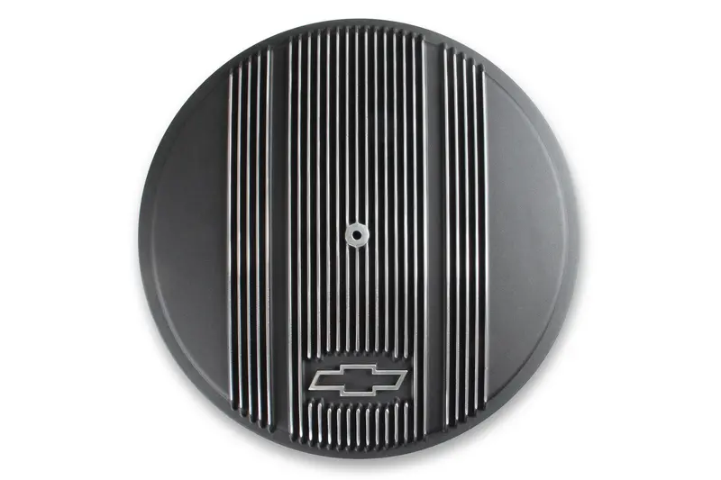 14" X 4" Air Cleaner Kit W/ Premium Filter - Gm "Bowtie" Logo & Vintage Fins 1