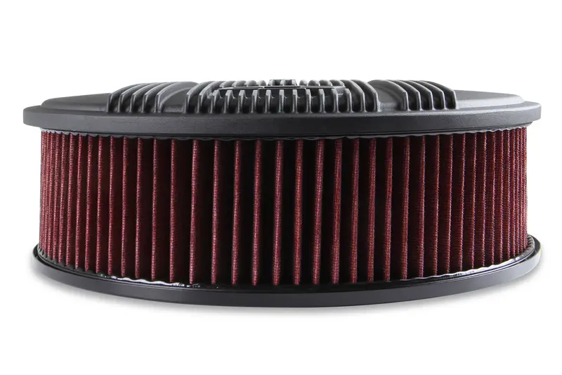 14" X 4" Air Cleaner Kit W/ Premium Filter - Gm "Bowtie" Logo & Vintage Fins 2