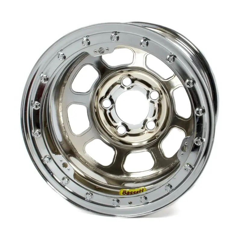 15X8 B/L Chrome Wheel 4.75Bc 2In Bs 1