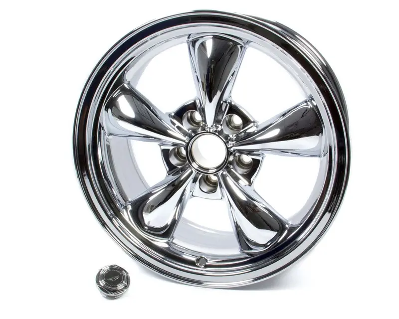 17X8 Torq Thrust M Wheel Chrome 5X4.75 Bs 1