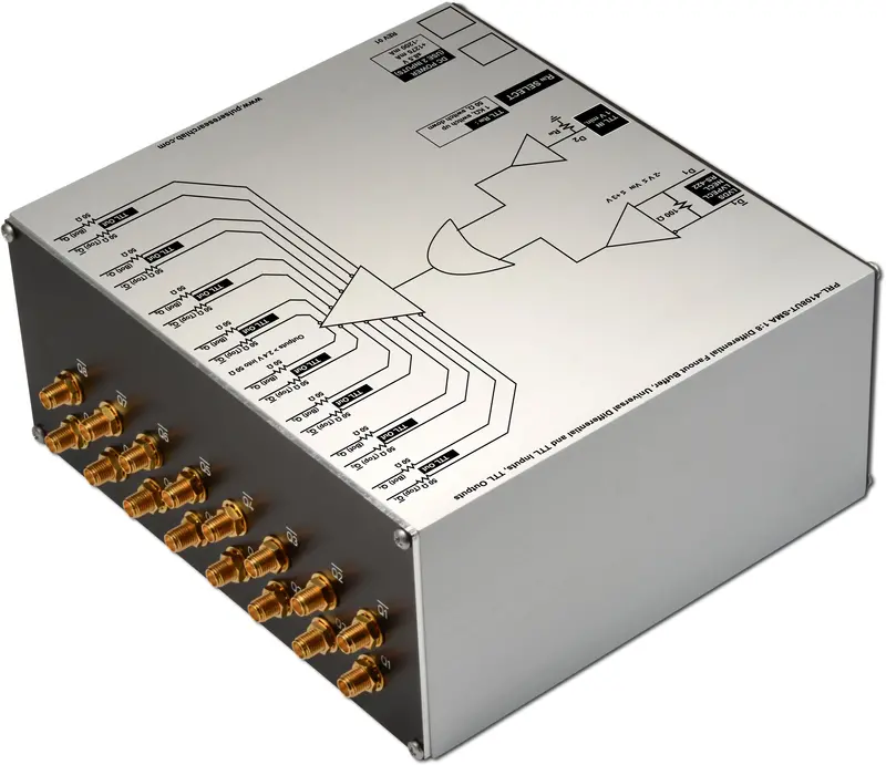 1:8 Diff. Fanout Buffer, Univ. Diff./Ttl Input, Ttl Output 2