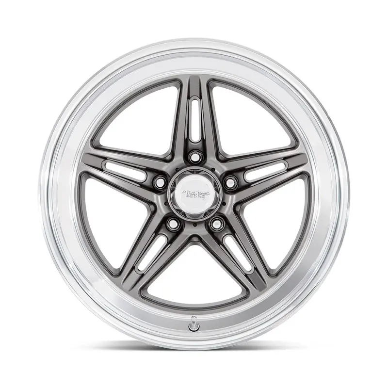 18X10 Goove Wheel 5X4.75 Bolt Circle Anthracite 1