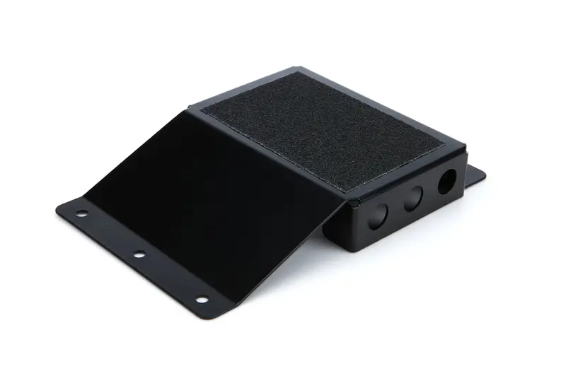 1In Heel Riser Black Aluminum 1