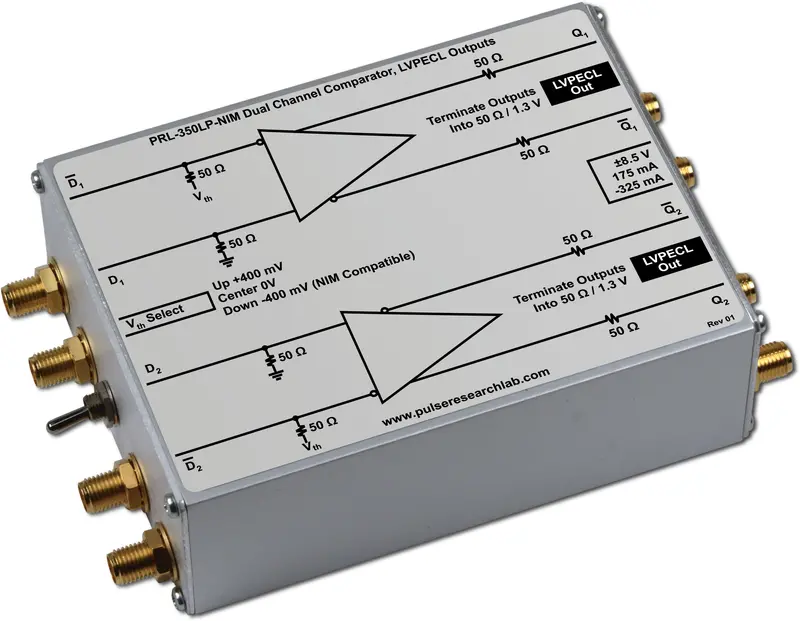 2 Ch. Comparator, Lvpecl Outputs, Nim-Compatible Inputs 1