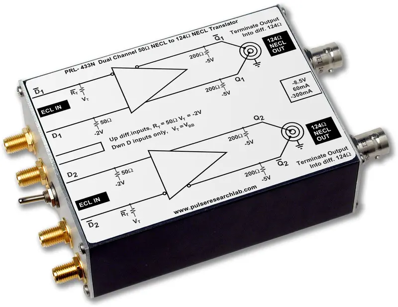 2 Ch. Translator, 50 Ohm Necl To 124 Ohm Necl 1
