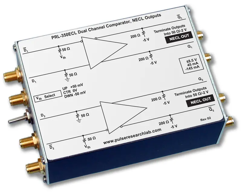 2 Channel Comparator, Necl Outputs 1