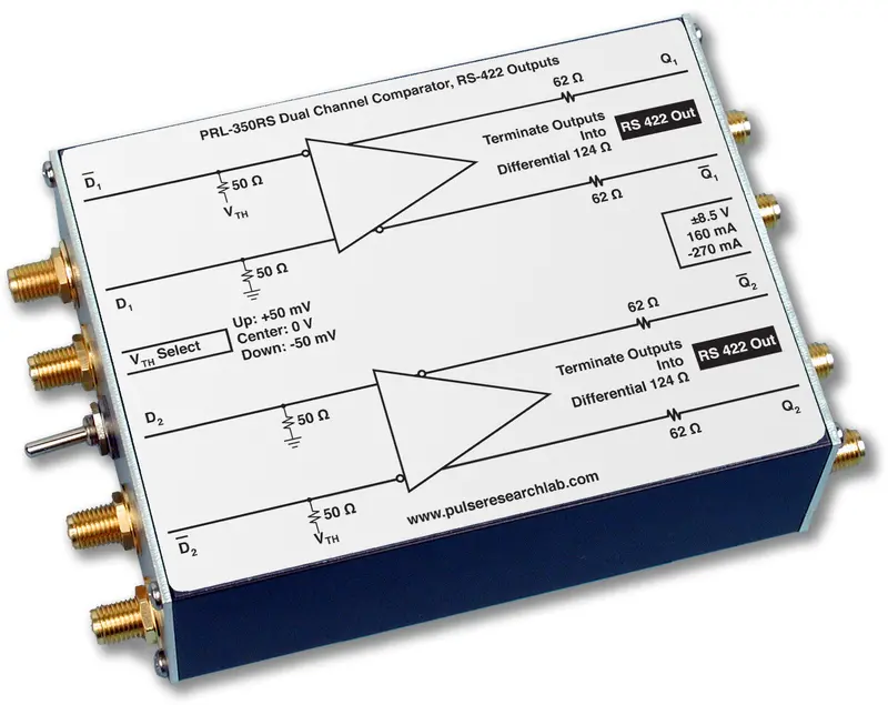 2 Channel Comparator, Rs-422 Outputs 1