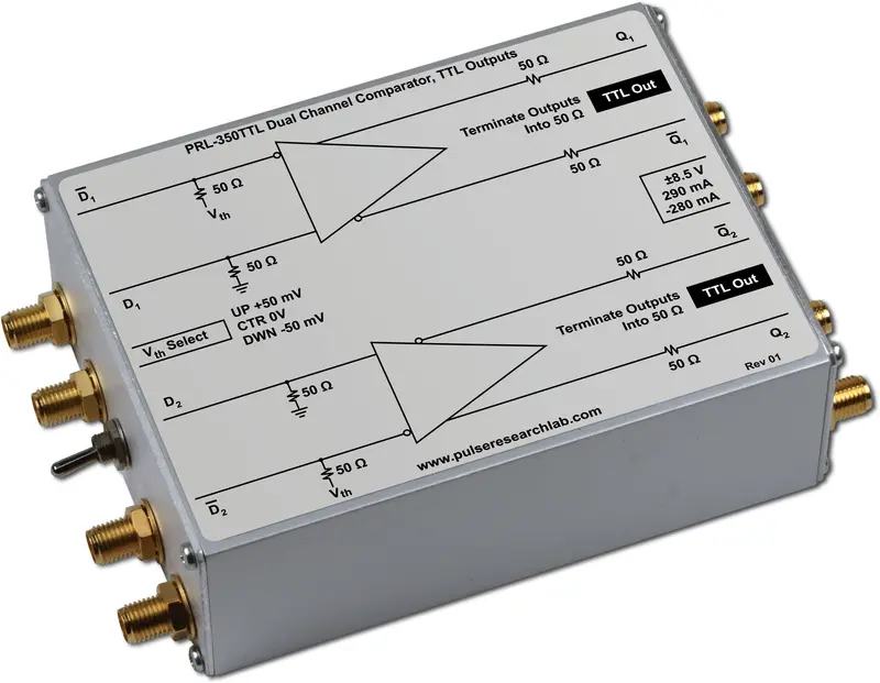 2 Channel Comparator, Ttl Outputs 1