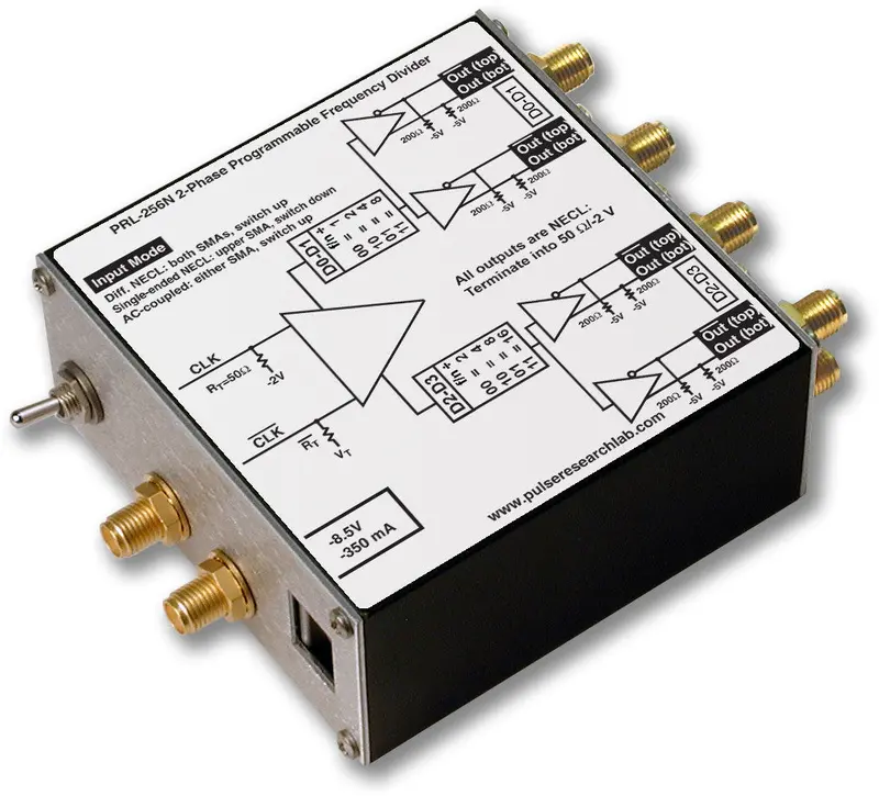 2-Phase Programmable Necl Frequency Divider (F/1 - F/16) 1