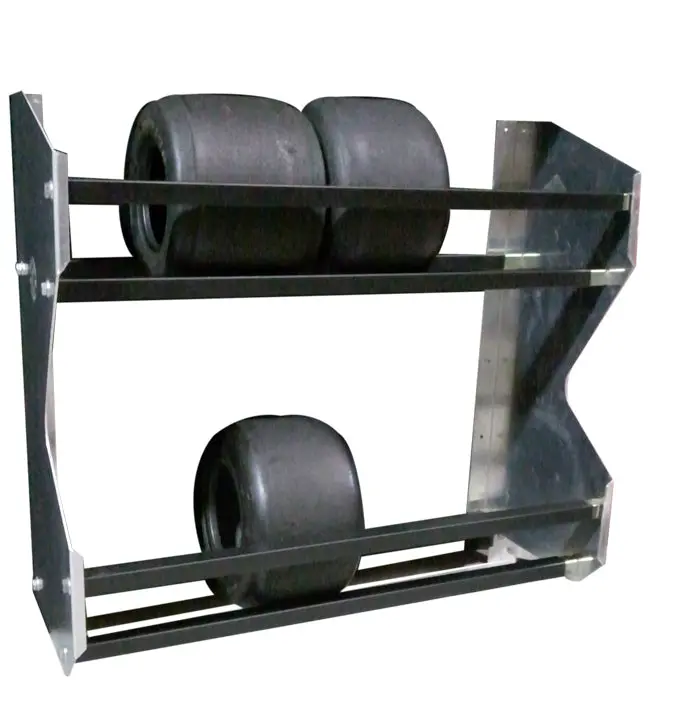 2-Tier Karting Tire Rack 1