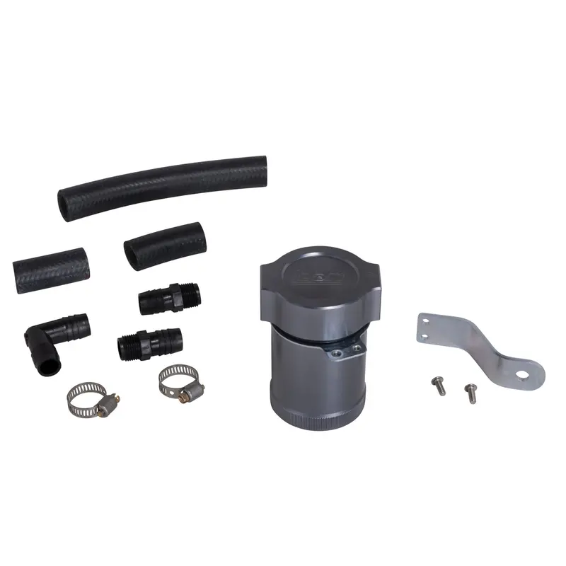 2005-2010 Mustang Gt Cnc Billet Aluminum Oil Separator Kit (Passenger Side). 1