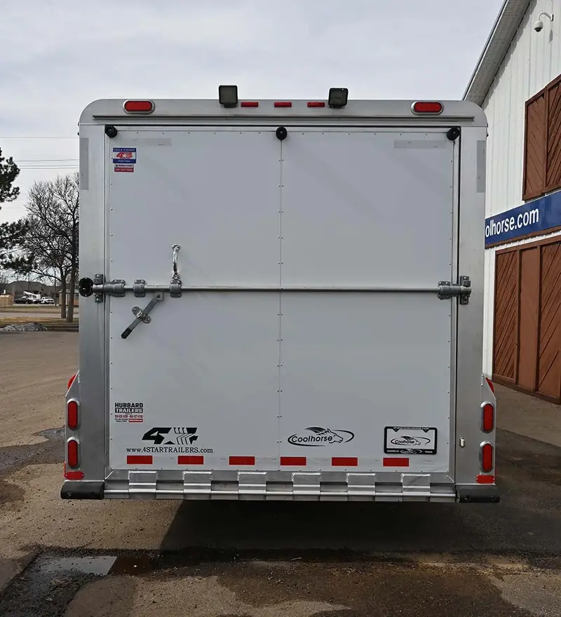 2015 4 Star 15' Lq, 17' Garage Toyhauler, Outlaw Conversion Trailer 2