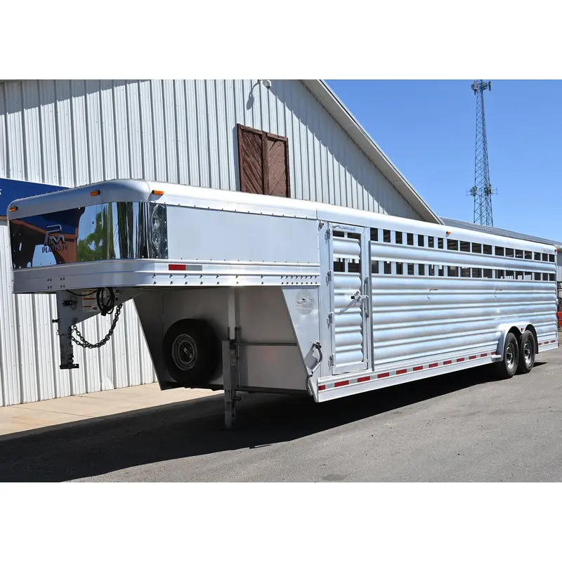 2019 Platinum 28' X 8' Stock Trailer 1