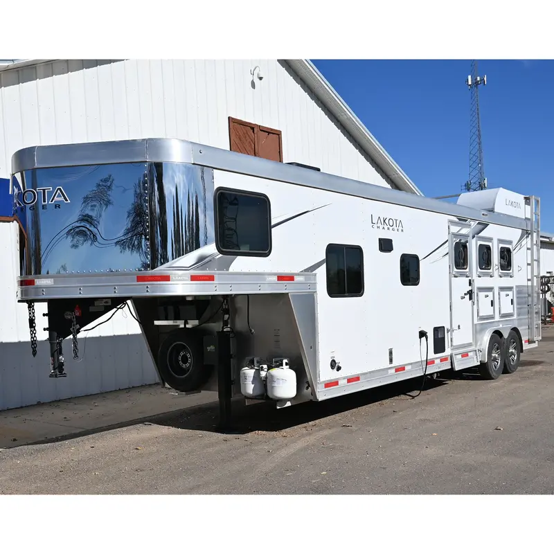 2022 Lakota Charger 3 Horse Trailer With 11' Living Quarter 1