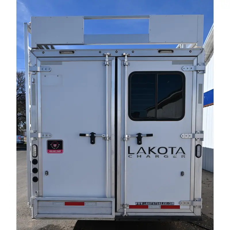 2022 Lakota Charger 3 Horse Trailer With 11' Living Quarter 2