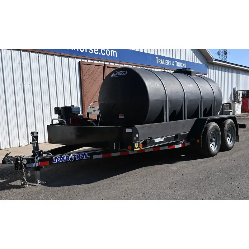 2024 1000 Gallon Pressure Washer On A 14' Load Trail Trailer Lightly Used 1
