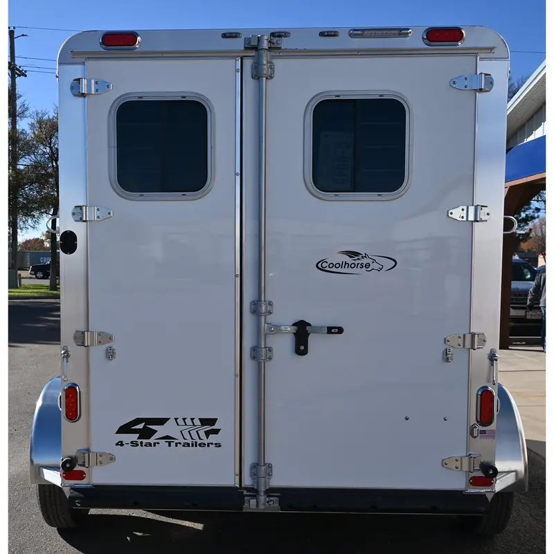 2026 4 Star 2 Horse Bumper Pull 6'10" W X 11' L Horse Trailer 2
