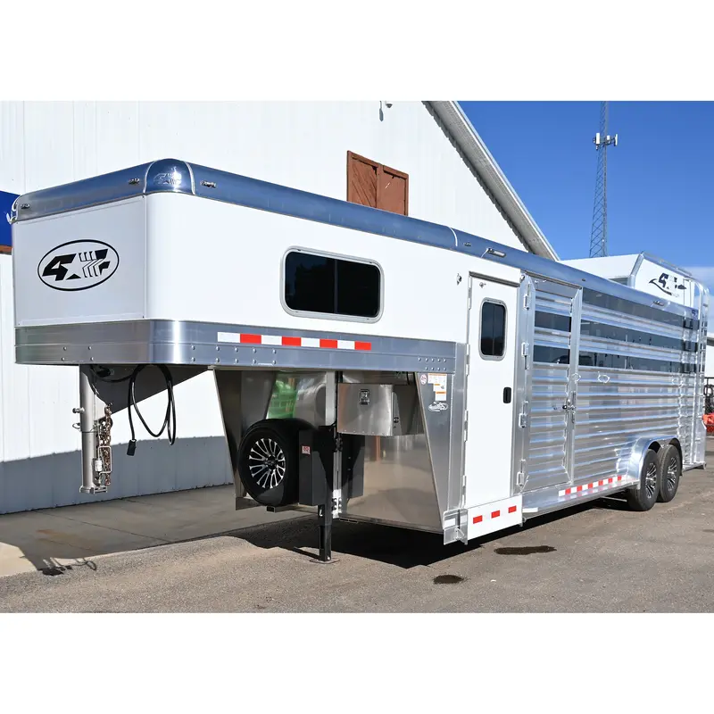 2026 4 Star 24' Deluxe Stock Combo With Cowboy Tack W/ Coolfloor 1