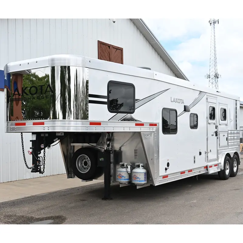 2026 Lakota Charger 2 Horse Trailer 8' Wide With 9' Living Quarter 1