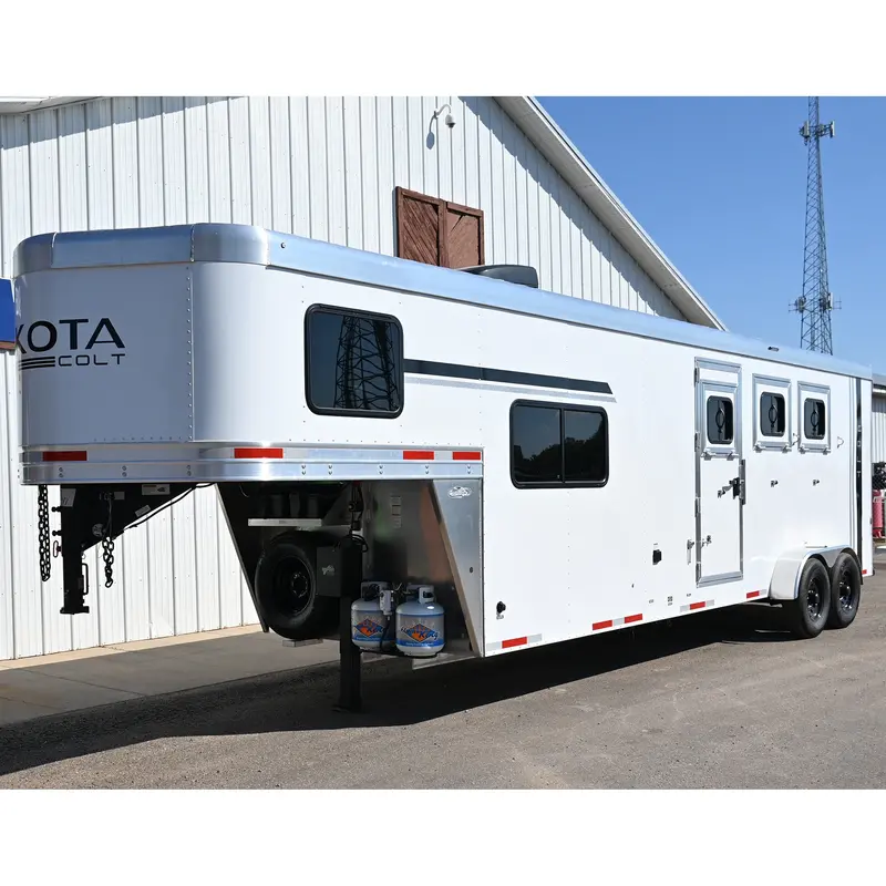 2026 Lakota Colt 3 Horse Trailer With 9' Living Quarter 1