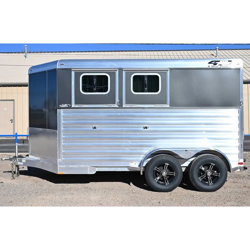 2027 4 Star 2 Horse Bumper Pull 6'10" X12' Horse Trailer Convenience Package 2