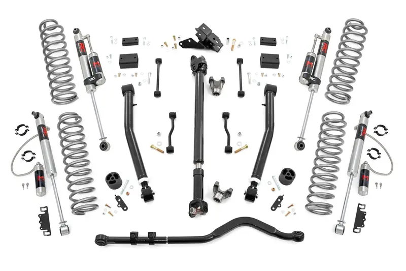 3.5 Inch Lift Kit | Adj Lower | Fr D/S | M1r | Jeep Wrangler Unlimited Rubicon (18-23) 1