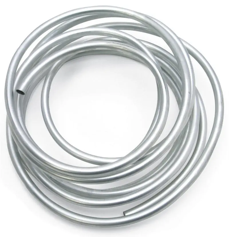 3/8 Aluminum Fuel Line Natural 3Ft 1