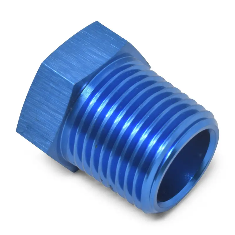 3/8M To 1/4F Npt Bushing Blue 1
