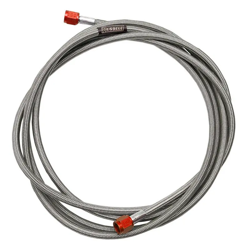 3An 12In Fuel Line Red Ends 1