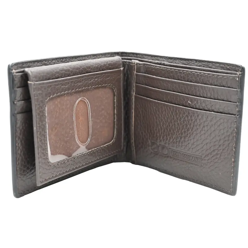 3D Leather Men's Card Suite Bifold Wallet 2