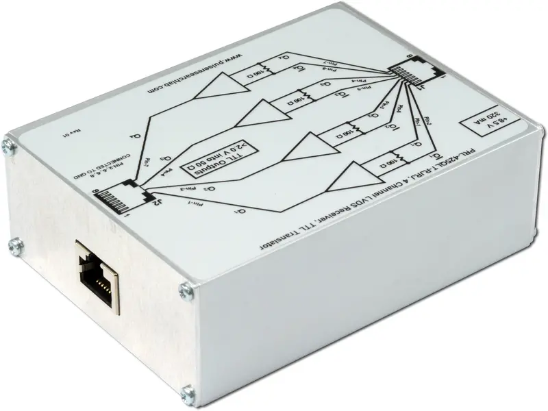 4 Ch. Lvds Receiver, Ttl Outputs, Sma I/Os 3