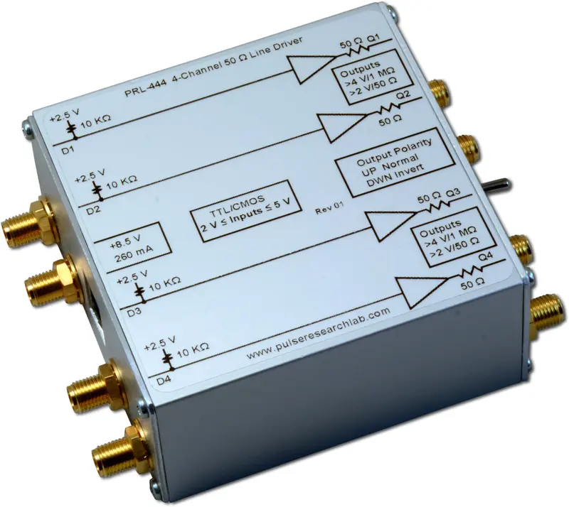 4 Channel High Input Impedance 50 Ohm Ttl Line Driver 3