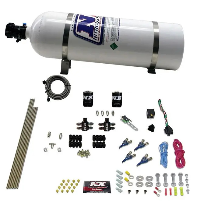 4-Cyl Direct Port Nitrous System, Efi, Gasoline (100-150-250Hp) 4