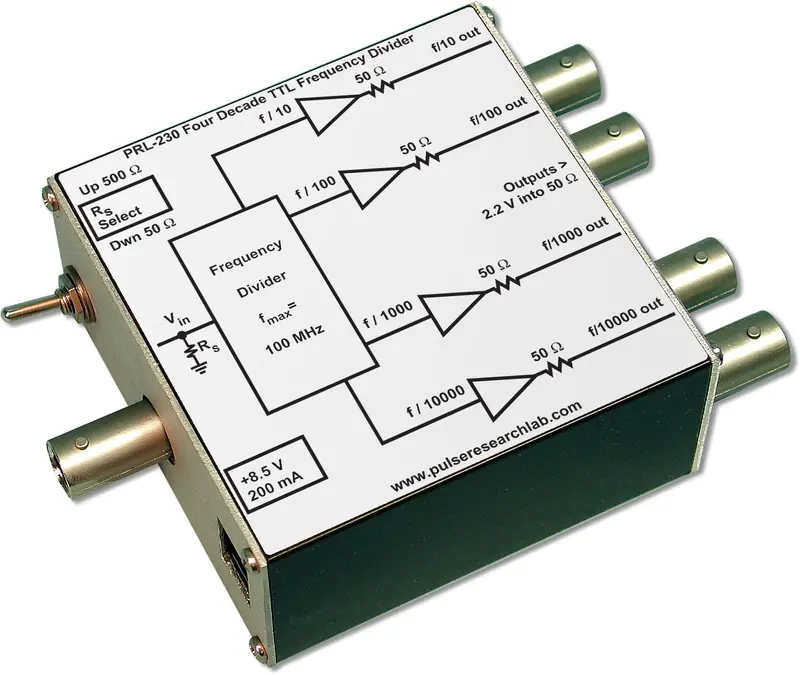 4-Decade Ttl Freq. Divider (F/10 - F/10000) 1