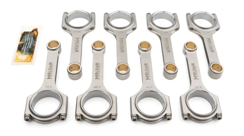 6.000 H-Beam Rod Set Sbc Lwt W/2.000 Pin 1