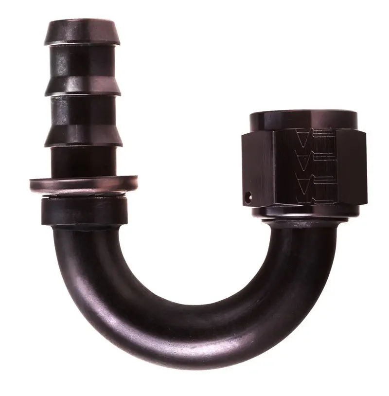 #6 180 Degree Socketless Black 1