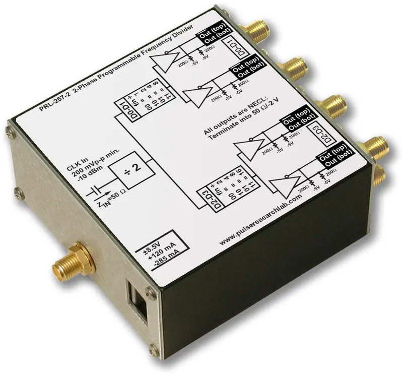 6 Ghz Programmable 2-Phase Frequency Divider (F/2-F/32) 1