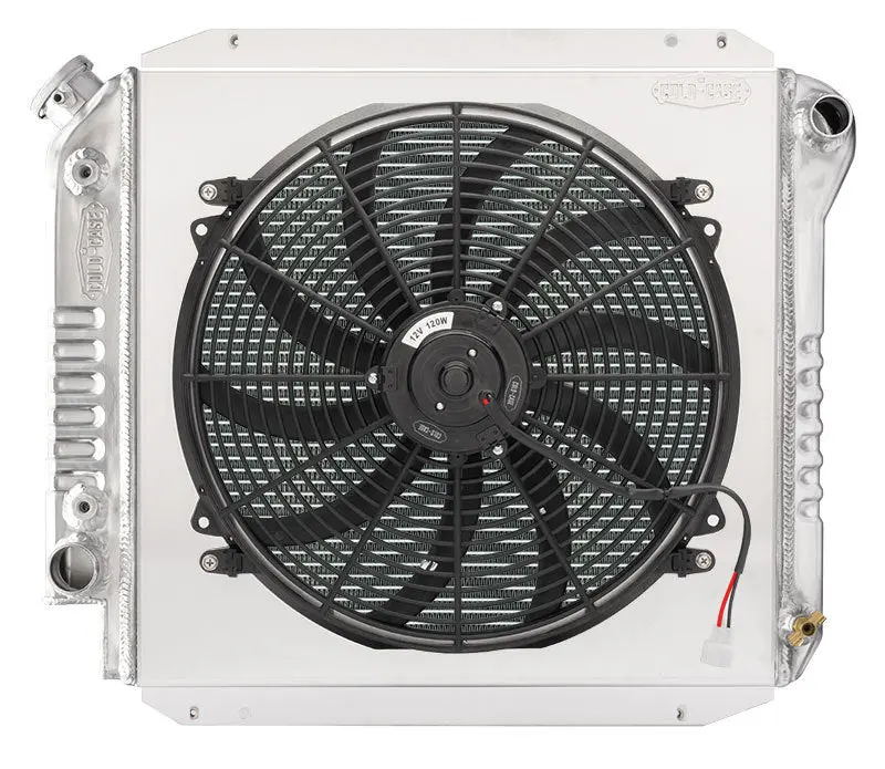 66-77 Bronco V8 Aluminum Radiator Module 1